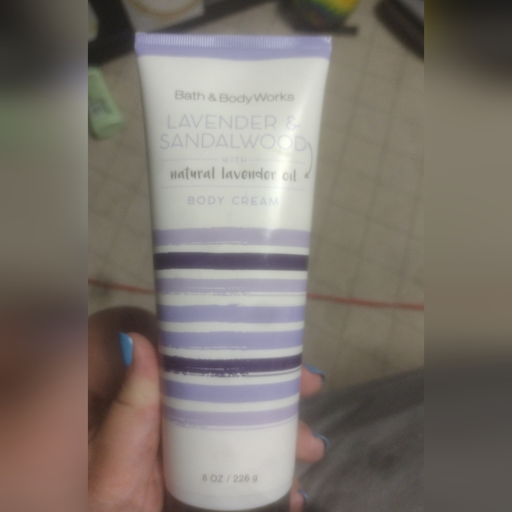 Lavender and Sandalwood bath and body works lotion